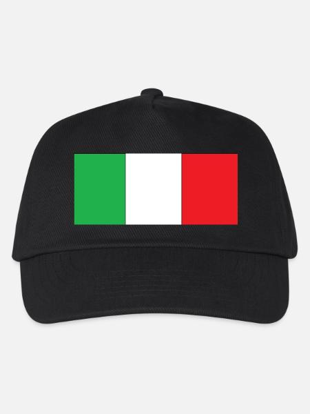 italia - Kinder Basecap - Schwarz