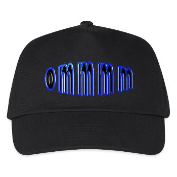 Ommmm - Casquette de baseball Enfant - noir - Devant