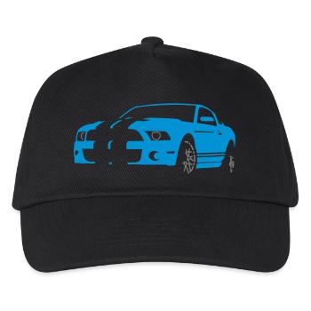 Sportwagen - Kinder Basecap - Schwarz - Vorne