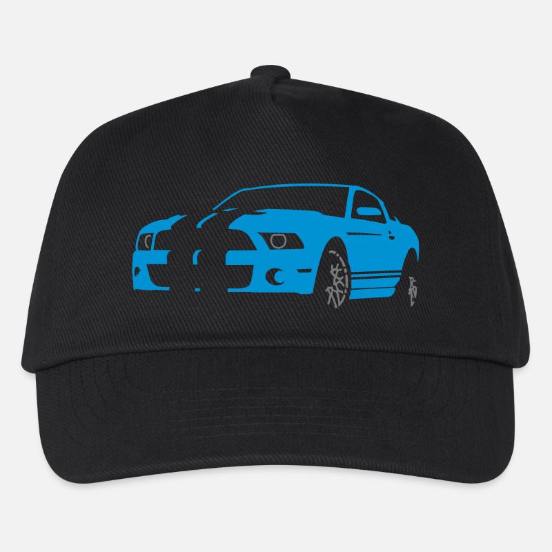 Sportwagen - Kinder Basecap - Schwarz