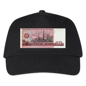 50 marks de la RDA - Casquette de baseball Enfant - noir - Devant