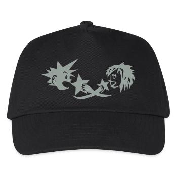 Kingdom Hearts Sora and Kairi - Kids’ Baseball Cap - black - Front