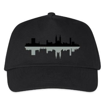 Skyline Basel - Kinder Basecap - Schwarz - Vorne