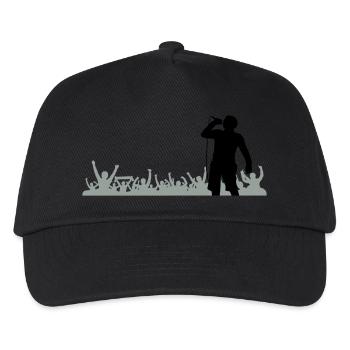 Sänger Band Fans - Kinder Basecap - Schwarz - Vorne