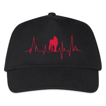 Heartbeat, Tinker, horse, western horse, - Kids’ Baseball Cap - black - Front