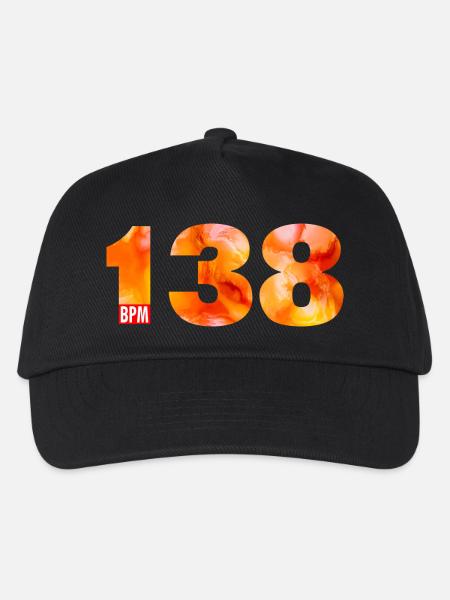 138 BPM - Pure Uplifting Energy - Kinder Basecap - Schwarz