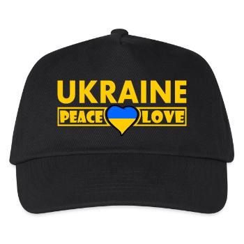 Ukraine - Kinder Basecap - Schwarz - Vorne