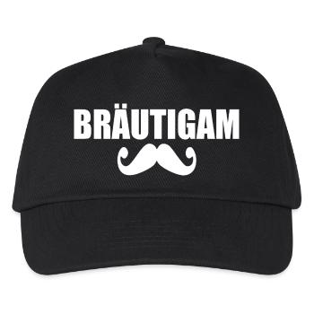 bräutigam - Kinder Basecap - Schwarz - Vorne