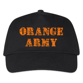 Die orange Legion für echte Fans der Niederlande # - Kinder Basecap - Schwarz - Vorne