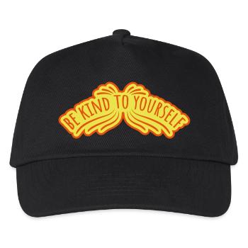 be kind to yourself - Kids’ Baseball Cap - black - Front