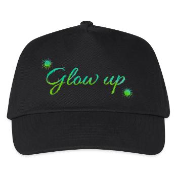 Glow up - Kinder Basecap - Schwarz - Vorne