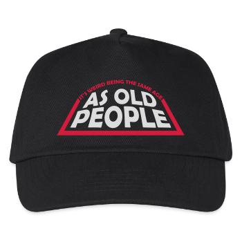 être âgé - Casquette de baseball Enfant - noir - Devant