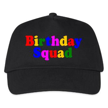 Birthday squad - Kids’ Baseball Cap - black - Front