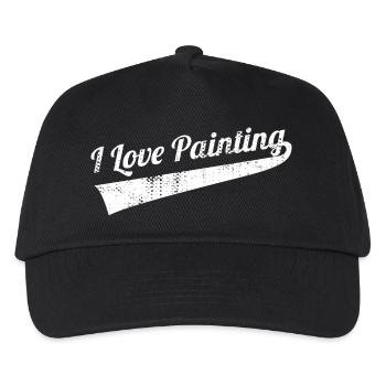 Maler Lackierer Liebe - Kinder Basecap - Schwarz - Vorne