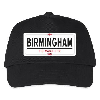 Panneau de nom de lieu de Birmingham - Casquette de baseball Enfant - noir - Devant