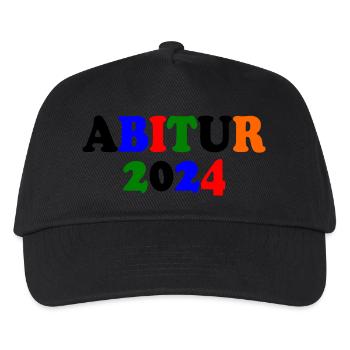 Abitur 2024 - Kinder Basecap - Schwarz - Vorne