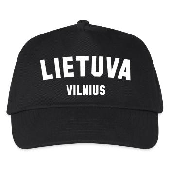 LITAUEN Wilna Lietuva Vilnius - Kinder Basecap - Schwarz - Vorne