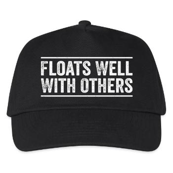Summer River Floats Well With Others Float Trip - Kids’ Baseball Cap - black - Front