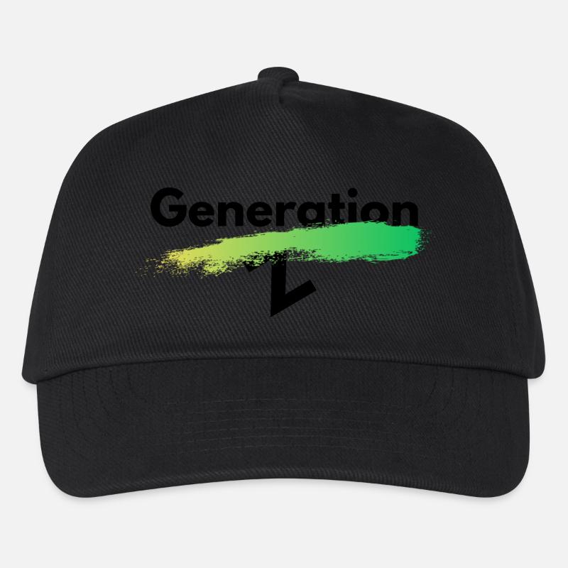 Generation Z - Kinder Basecap - Schwarz