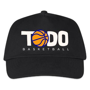 pour faire du Basketball - Casquette de baseball Enfant - noir - Devant