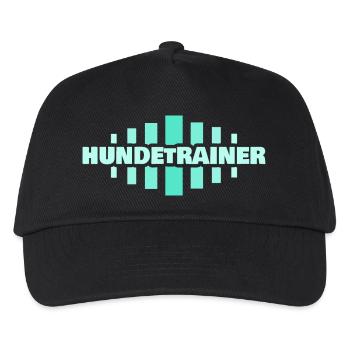 Geschenk für Hundetrainer - Kinder Basecap - Schwarz - Vorne