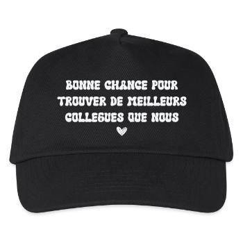 Man Humor Co-worker Departure Gift - Kids’ Baseball Cap - black - Front