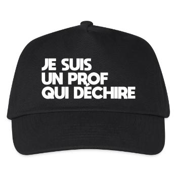 Je suis un prof qui déchire - Casquette de baseball Enfant - noir - Devant