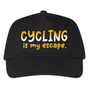 Fahrrad Fahrrad Fahrrad Fahrrad Biker Mountainbike - Kinder Basecap - Schwarz - Vorne