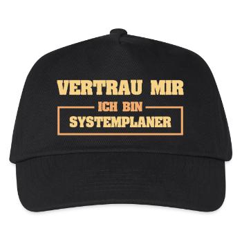 Planificateur de système amusant - Casquette de baseball Enfant - noir - Devant