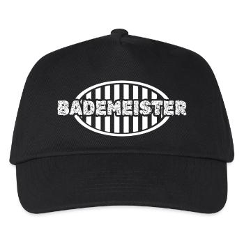 Job Bademeister - Kinder Basecap - Schwarz - Vorne