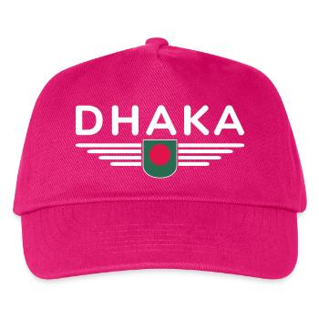 Dhaka Design – Heart of Bangladesh - Kids’ Baseball Cap - fuchsia - Front