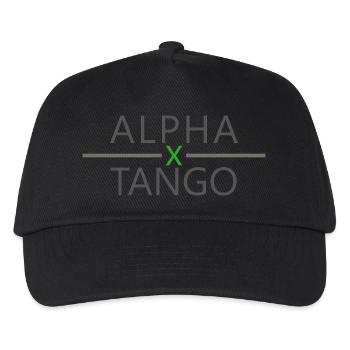 ALPHA x TANGO - Logo Original NVG2 - Kids’ Baseball Cap - black - Front