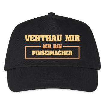 Funny Brush Maker - Kids’ Baseball Cap - black - Front