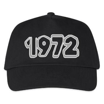 Born in 1972 - Kids’ Baseball Cap - black - Front