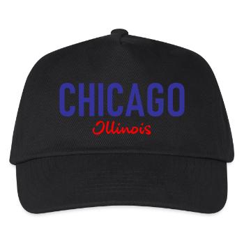 Chicago - Illionois - USA United States of America - Kinder Basecap - Schwarz - Vorne