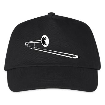 Dessin de trombone - Casquette de baseball Enfant - noir - Devant