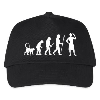 Eiscreme Evolution - Kinder Basecap - Schwarz - Vorne