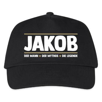 Jacob - Casquette de baseball Enfant - noir - Devant
