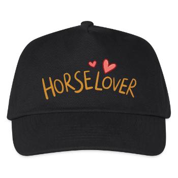 Horse lover - Kids’ Baseball Cap - black - Front