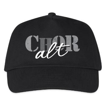 Chor Alt - Kinder Basecap - Schwarz - Vorne