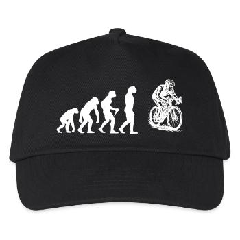 Roadbike motif with recognition value - Kids’ Baseball Cap - black - Front