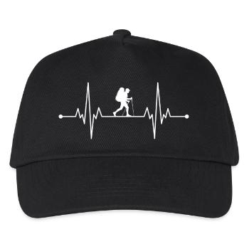 Heartbeat Path Hikers - Kids’ Baseball Cap - black - Front
