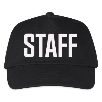 Staff - Kinder Basecap - Schwarz - Vorne