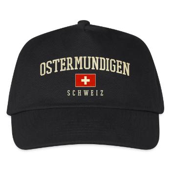 Ostermundigen Drapeau suisse vintage - Casquette de baseball Enfant - noir - Devant