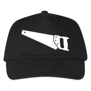 Scie à la main Queue de renard Bois propre - Casquette de baseball Enfant - noir - Devant
