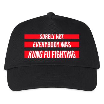 Surely Not Everybody Was Kung Fu Fighting Lustig - Kids’ Baseball Cap - black - Front