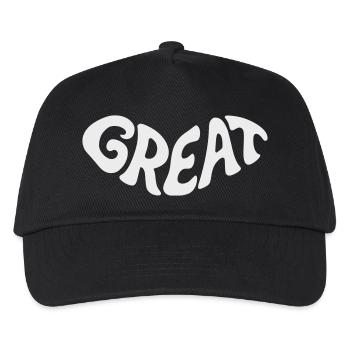 Un excellent design de mots bubbel - Casquette de baseball Enfant - noir - Devant