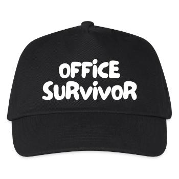 Office Survivor - Kids’ Baseball Cap - black - Front