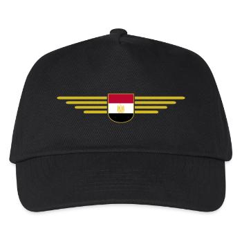 Egypt Cairo Fan Outfit T Shirt Design Fashion - Kids’ Baseball Cap - black - Front