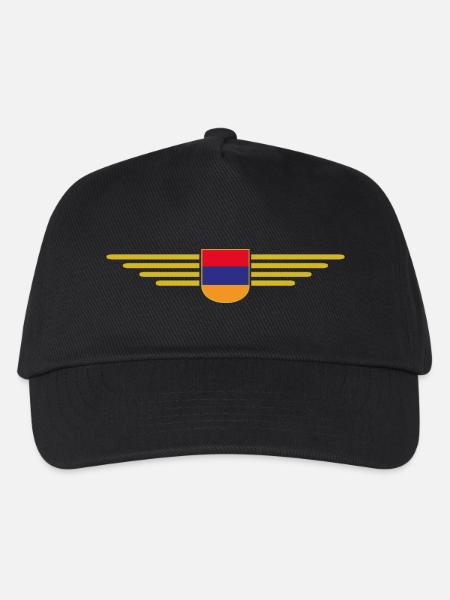Armenien Fanartikel – Kultur erleben - Kinder Basecap - Schwarz